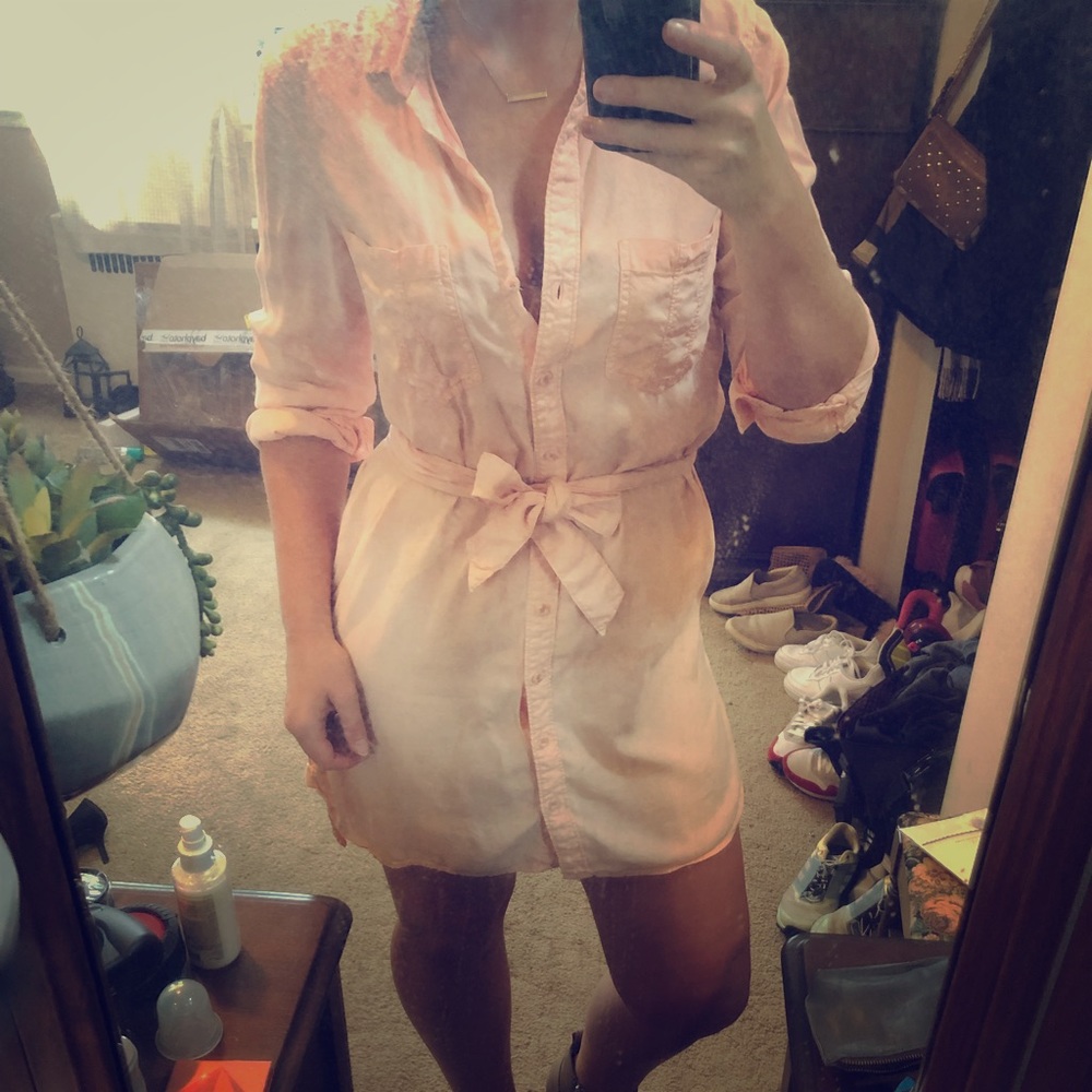 Anthropologie Cloth and Stone Shirt Dress sz S